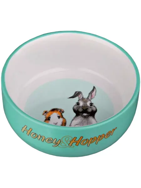 Trixie Миска Honey & Hopper для грызунов керамика 0,25 л