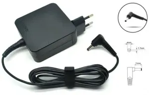 Зарядное устройство для ноутбука Lenovo 100-14IBY 80MH000XUS, 20V - 2.25A, 45 Вт (Штекер: 4.0-1.7мм) Квадратный