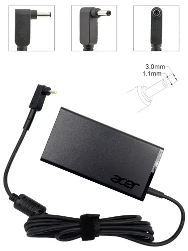 Зарядное устройство для ноутбука Acer, ASPIRE S7 191-73534G25ASS, 19V - 3.42A, (Штекер: 3.0-1.1мм) 60 Вт Slim