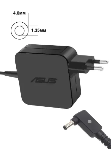 Зарядное устройство для ноутбука Asus, VivoBook K712JA, 19V - 2,37А, (Штекер: 4.0-1.35мм) 45 Вт Квадратный