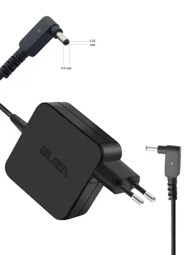 Зарядное устройство для ноутбука Asus, VivoBook F513EA-BQ1543T, 19V - 3.42A, (Штекер: 4.0-1.35мм) 65 Вт Квадратный