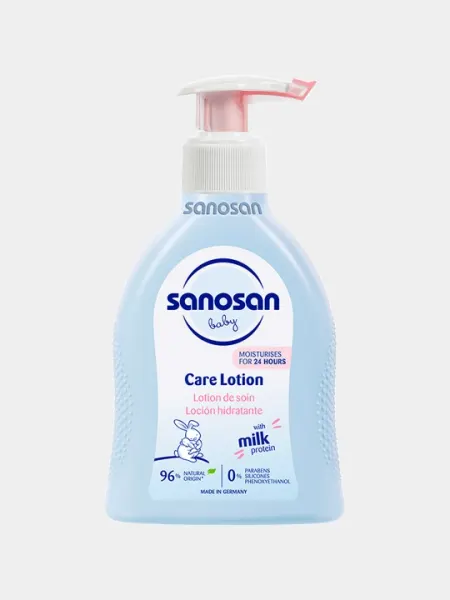 Лосьон для тела Sanosan Baby Care увлажняющий 0м+ 200 мл