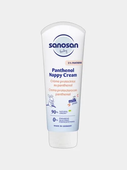 Крем под подгузник Sanosan Baby с пантенолом 0м+ 100 мл