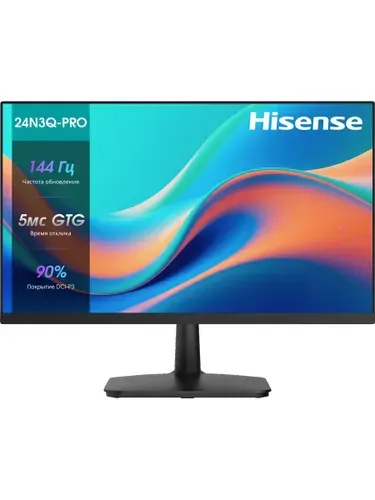 Hisense 23.80" Монитор 24N3Q-PRO (24N3Q-PRO), IPS, 1920x1080, 144.00 Гц, черный