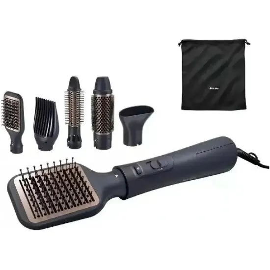 Фен-щетка Philips BHA530/00 ThermoBrush Air Styler Серия 5000, черный