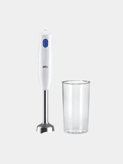 Блендер погружной Braun MQ10.001MWH MultiQuick 1, 450 Вт, с мерным стаканом