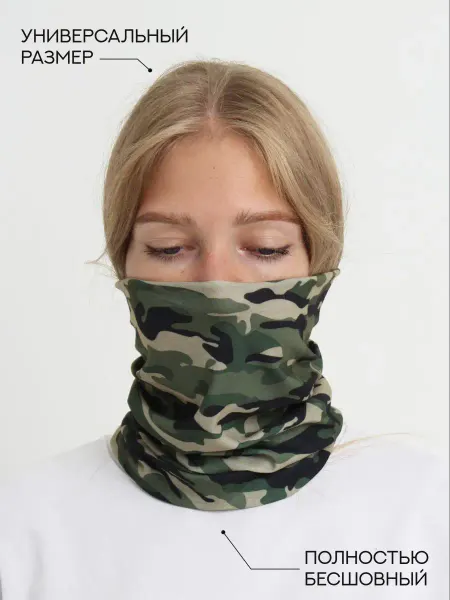 Hardy store 002035к бафф, камуфляж, зеленый