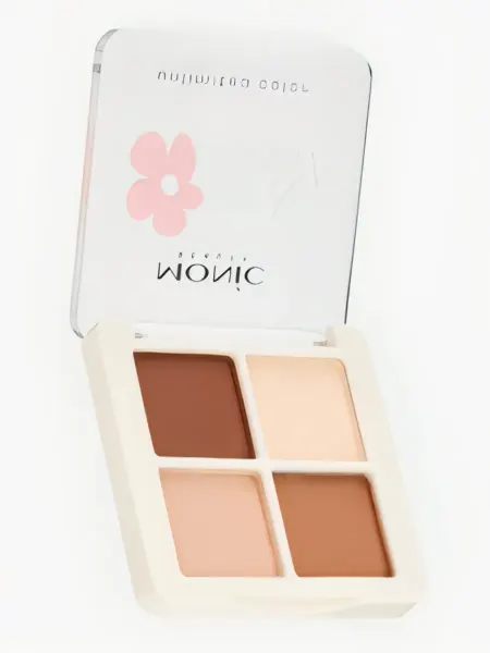 MONIC BEAUTY Тени для век Glam&Glow! 4 цвета, тон 01 Urban Nude