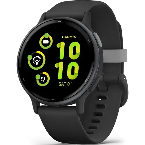 Часы Garmin Vivoactive 5 Black Slate черный, 010-02862-10