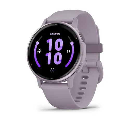 Часы Garmin Vivoactive 5 Metallic Orchid, фиолетовые, 010-02862-13