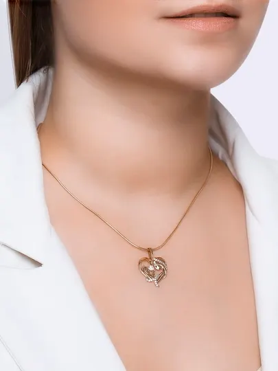 Подвеска из золота с фианитами SOKOLOV, 034941