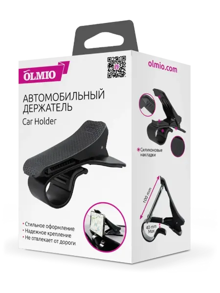 Olmio Держатель автомобильный для смартфонов 038694