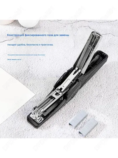 Степлер 24/6-26/6 30л 0421 (чр) Deli, 0421-bk