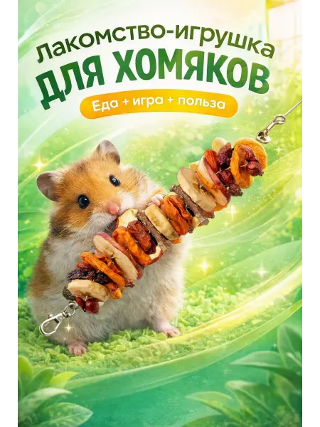 Игрушка лакомство для хомяков и грызунов