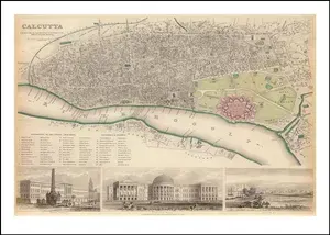 Retrographika Постер "лондон.mapcity.064.A3", 42 см х 30 см