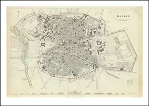 Retrographika Постер "лондон.mapcity.077.A3", 42 см х 30 см