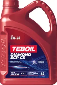 TEBOIL DIAMOND ECP C5 0W-20 Масло моторное, Синтетическое, 4.00001 л