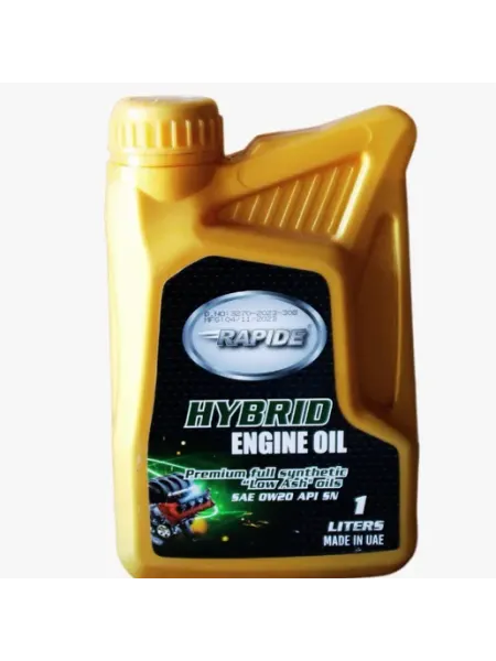 Rapide Lubricants Моторное масло RAPIDE SAE 0W20 API SN 1LT синтетика