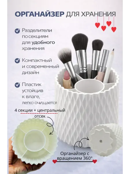 Искусство1 Органайзер для хранения косметики