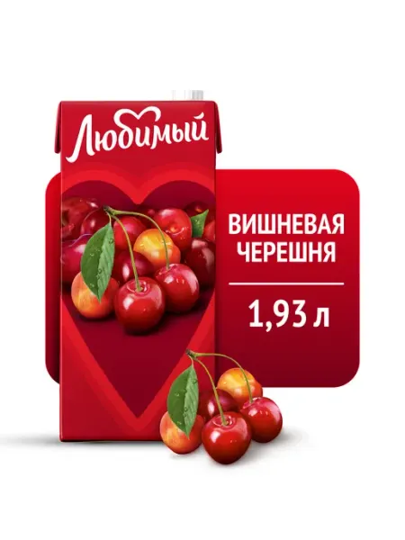 Любимый Напиток вишневая черешня сокосодержащий 1.93 л