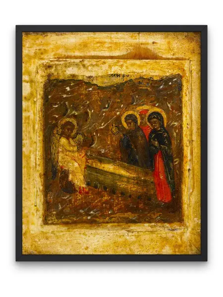 О! Мой Постер Плакат, Икона Триптих 1. Мироносицы у гроба