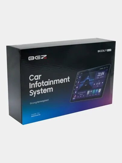 Авто монитор BEZ3L PLUS 2/32 ГБ, 10.1" дюймов, Android, с рамкой, магнитола для машины