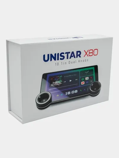 Авто монитор Unistar X80 2/32 GB, 10.1" дюймов, Android, с рамкой, магнитола для машины