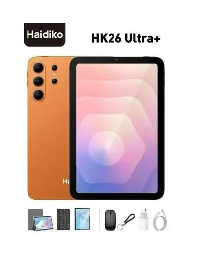 Планшет Haidiko HK26 Ultra+ 10,1 дюйма – 8 ГБ ОЗУ, 256 ГБ памяти, Wi-Fi, полный комплект