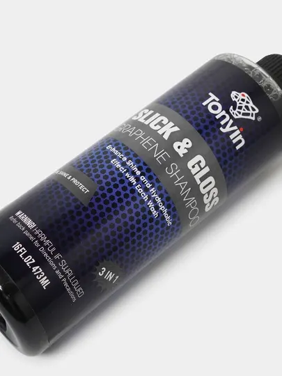 Шампунь Графеновый концентрат 1:100 TONYIN SLICK & GLOSS GRAPHENE SHAMPOO, 473 мл