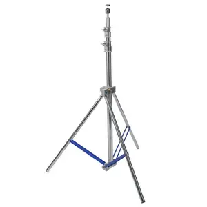 Стойка студийная 100-260 см Falcon Eyes FlatStand 2600CS механизм CLICK STAND, воздушная амортизация, нагрузка до 10 кг, штифт 5/8" с резьбой 1/4". Вес 2,65 кг, штатив