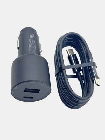 Зарядное устройство для автомобиля 100W ватт мощностью 1 Type-c 1 USB порт модель mi 1А1С