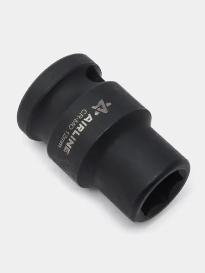Головка ударная торцевая 1/2" DR шестигранная 12мм L=38 мм, AT-IS12-05