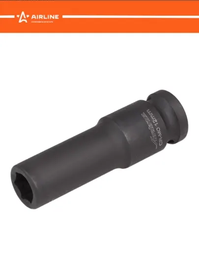 Головка ударная торцевая 1/2"DR, шестигранная 12 мм, L=78 мм