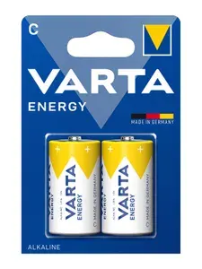 Батарейки С VARTA ENERGY LR14 / R14 1.5v щелочные 2 шт (до 12.26)