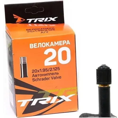 Велокамера 20 TRIX 20х1.75 1.95 / 2.125 AV камера велосипедная