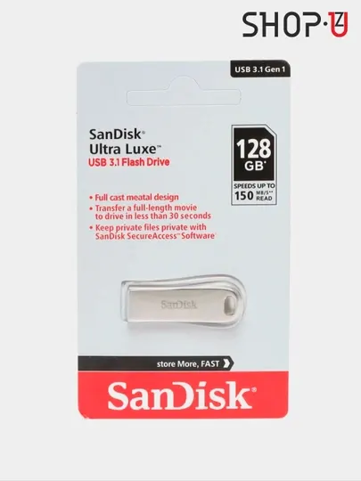 Флешка SanDisk Ultra Luxe USB 3.1 / Ultra Micro USB 2, 4, 8, 16, 32, 64, 128, 256 ГБ