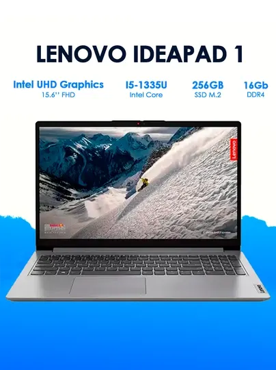 Ноутбук Lenovo IdeaPad 1 15IRU7 — i5‑1335U | 16GB | 256GB SSD | 15,6″ FHD