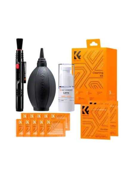 K&F CONCEPT Набор для чистки оптики, 15 в 1