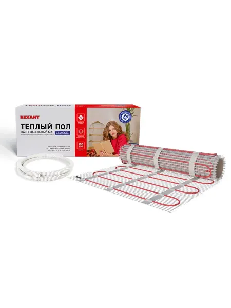 REXANT Мат нагревательный двужильный Classic 150Вт 1 кв.м