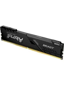 Kingston Оперативная память Fury Beast Black XMP DDR4 CL16 3200 МГц DDR4, 3200 МГц, 1 x 16 ГБ (KF432C16BB1/16)