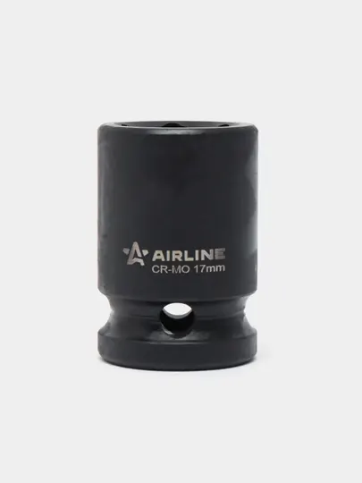 Головка ударная торцевая 1/2" DR шестигранная 17мм L=38 мм, AT-IS12-10
