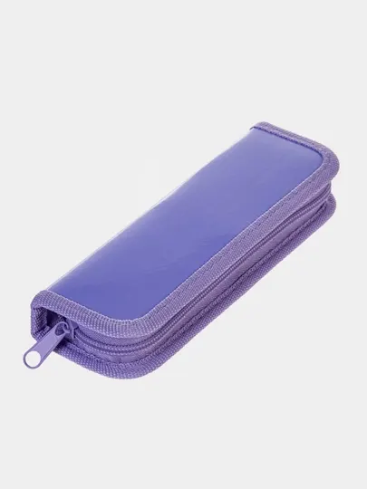 Пенал Hatber NEWtone PASTEL Лаванда, 1 отделение на молнии, 190х60 мм