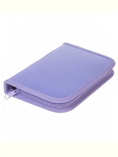 Пенал Hatber 190x130 мм, 1 отделение на молнии "NEWtone PASTEL" Лаванда