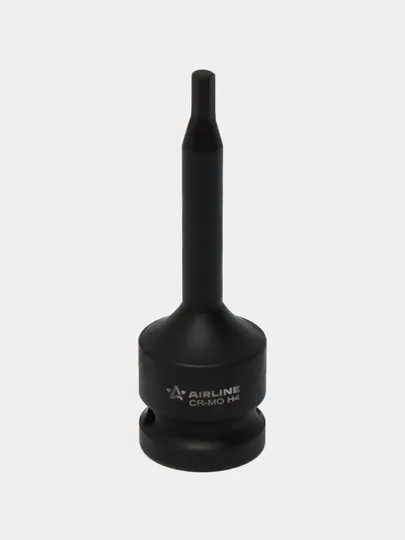 Головка ударная торцевая 1/2" DR внешний шестигранник H4 L=78 мм, ATAS001