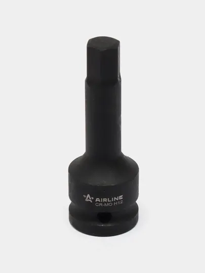 Головка ударная торцевая 1/2" DR внешний шестигранник, H12 L=78 мм, ATAS009