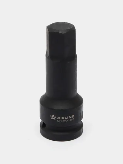Головка ударная торцевая 1/2" DR внешний шестигранник H18 L=78 мм, ATAS015