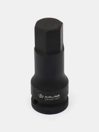 Головка ударная торцевая 1/2" DR внешний шестигранник H21 L=78 мм, ATAS017
