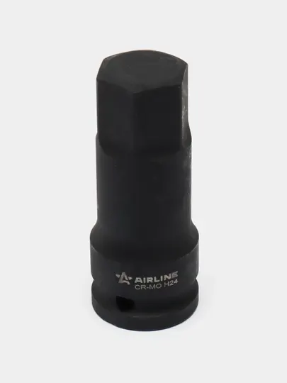 Головка ударная торцевая 1/2" DR, внешний шестигранник H24 L=78 мм, ATAS019
