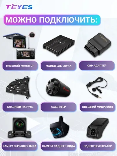 Комплект TEYES CC4 6+64 4G+WiFi для автомобилей Daewoo Nexia 1 и Daewoo Nexia 2 с рамкой и проводкой в комплекте