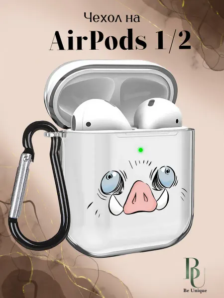 Be Unique Чехол на AirPods 1 и 2 с принтом Аниме